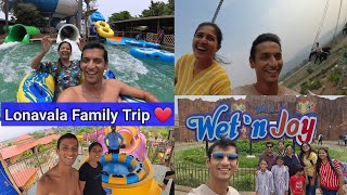 Family Trip to Lonavala Wet N Joy Water amp Amusement Park  Full Fun [upl. by Iral736]