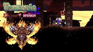 Terraria Calamity Infernum Mode Providence The Profaned Goddess Boss Fight [upl. by Alaikim37]