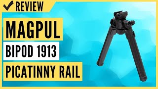 Magpul Bipod 1913 Picatinny Rail Review [upl. by Ydnir248]