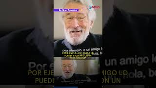 😂 DE NIRO EXPLICA LOS INSULTOS ARGENTINOS [upl. by Putnam113]