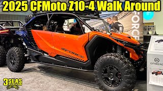 TURBO CHARGED 2025 CFMoto ZForce Z104 with accessories FULL WALK AROUND [upl. by Akitan]