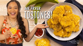 How To Make Air Fryer Tostones  Air Fryer Recipes  Chef Zee Cooks [upl. by Gian]