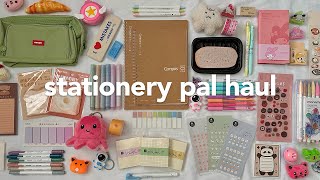 stationery pal haul 🧃🍒  unboxing cute stationery notebooks amp pens [upl. by Fania294]