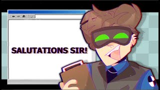 Salutations Sir  Animation meme  Eddsworld Tom  FLASH AND BRIGHT COLOURS WARNING [upl. by Ardnuaek624]