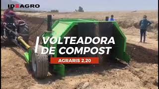 Volteadora de Compost Agraris 220  Ideagro [upl. by Akcirret402]