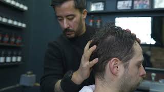 💈Ultimate ASMR Head Massage Relaxation in Barber Studio [upl. by Abell]