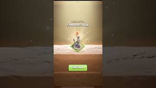 This got special statue in Clash of Clans shorts clashofclans [upl. by Nahtanohj]