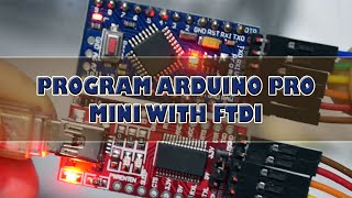 How to program Arduino Pro Mini with FT232RL FTDI USB To TTL Serial Converter Adapter Module [upl. by Niwle]