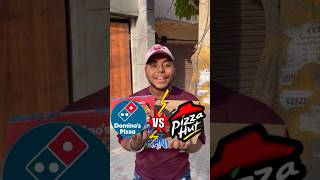 Domino’s vs pizza hut 🛖 viral trending food minivlog challenge pizzachallenge shorts [upl. by Muire]