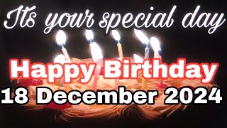 14 December 2024 Birthday Wishing VideoBirthday VideoBirthday Song [upl. by Ireland]