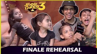 Super Dancer Chapter 3 Finale Finalist Rupsa Saksham amp Tejas Rehearse For Finale With Guru Tushar [upl. by Nnylekoorb]