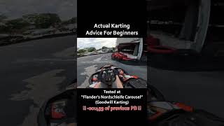 Actual quotHow To Go Kartquot Like A Pro For Beginners  quotKarting Tipquot Of The Day gokart karting [upl. by Arrad]