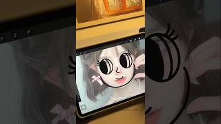 digitalart drawing procreate tutorials howtodraw illustration tiktok art girl shorts [upl. by Faden509]