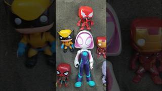 MARVEL SPIDEY VS THANOS VS IRONMAN  Marvel Toys marvel spiderman [upl. by Almallah]