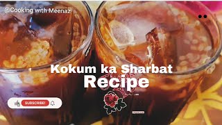 Kokum ka Sharbat recipeRamdan iftar special Drink Healthy juice RecipeKokum Syrup Recipe video [upl. by Atterg]