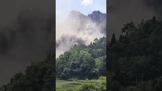 Biggest landslide hill village darjulavillage landslidetravel shorts nepal [upl. by Leela]