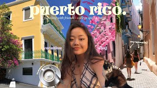 puerto rico travel vlog  college spring break ☕️🌤️ [upl. by Oyek]