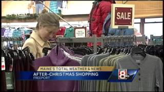 LL Bean busy with dayafter Christmas sales returns [upl. by Abocaj]