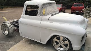 1955 Chevrolet 3100 Stepside Pickup Truck Build Project [upl. by Alroy263]