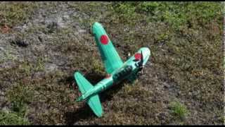 Guillows RC Zero first and final flight [upl. by Bray300]