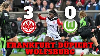 SGEFrauen schicken Wolfsburg mit 30 nach Hause [upl. by Nolahc873]