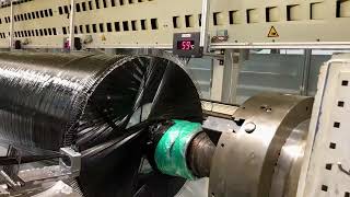 Filament Winding Machinery Demo by Voith Composites [upl. by Analaj]