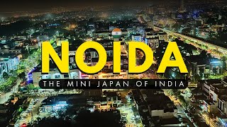 NOIDA Mini Japan of India  Drone View of Noida  Travel BHAI [upl. by Havener]