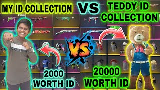 Mrteddy ID Collection VS Galatta Gamer ID Collection Garena Free Fire  Galatta Gamer [upl. by Sorcha]