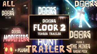 ALL DOORS TRAILERS IN ORDER  DOORS FLOOR 2 TEASER TRAILER [upl. by Aarika]