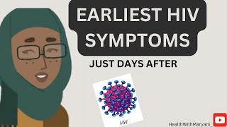 what are the earliest symptoms of HIV In men In women [upl. by Terces]