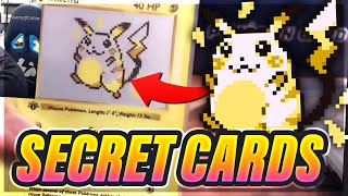 CARDS YOU HAVE NEVER SEEN BEFORE  SECRET Pokemon Cards In My Collection [upl. by Ayin]