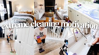 ALL DAY CLEAN WITH ME WHOLE HOUSE CLEANING MOTIVATION 2024 [upl. by Pax]