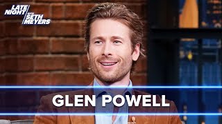 Glen Powell on Being Trolled by His Parents and CoWriting Hit Man [upl. by Kally189]