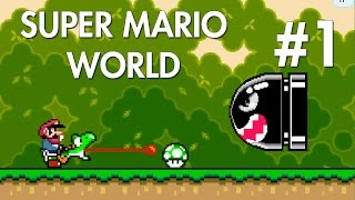 GAMEPLAY Mario para Super Nintendo na tela do EI Games [upl. by Ebeohp]