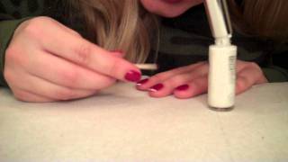 Holiday nail painting whisperchewing gum [upl. by Vihs]