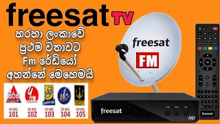 Dont miss out Freesat TV Sri Lanka introduces fresh update to FM radio 2024freesat tvfreesat [upl. by Maurilla]