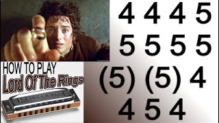 LORD OF THE RINGS HARMONICA  C DIATONIC  ARMÓNICA C BLUES HARP C GAITA DE BOCA C MOUTH ORGAN [upl. by Aiciled]