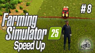 BUYING NEW TRACTOR SPREADİNG HERBİCİDE FERTILIZING FARMING SIMULATOR 25 FS25 SPEED UP PART 8 [upl. by Derfiniw]