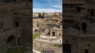 How Herculaneum Is Better Preserved Than Pompeii history trending shorts [upl. by Kristi]