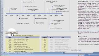 Timeline Template Demo Create a Timeline using Excel [upl. by Elkraps952]