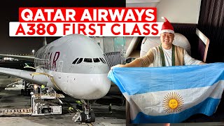 Qatar Airways A380 First Class Flight  World Cup Fever [upl. by Griggs4]