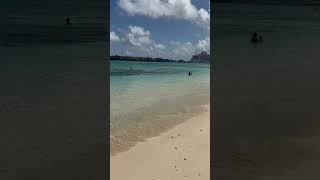 shorts Junkanoo Beach in Nassau Bahamas Beautiful weather bahamasbeach nassaubahamas bahamas [upl. by Hgielrebmik134]