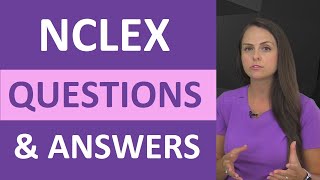 NCLEX Questions and Answers with Rationales  Next Gen NCLEX Review [upl. by Noremmac]