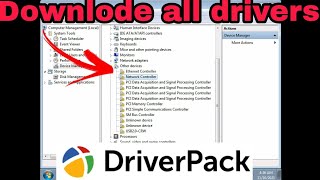 INSTALLING WINDOWS 7 ALL DRIVERS FOR FREE FROM DRIVER PACK SOLUTION [upl. by Schubert]