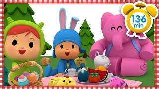 🎁🥚 POCOYO em PORTUGUÊS do BRASIL  Ovos surpresa 136 min  DESENHOS ANIMADOS para crianças [upl. by Nala]