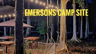 Emersons Camping Site  Barrio Barista Cafe  Mobi Garden cor tent [upl. by Jobie71]