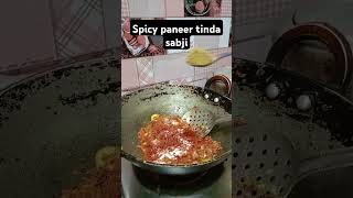 Spicy paneer tinda sabji😋tindekisabzipaneertindapaneerpaneerrecipetindayrecipe [upl. by Favin729]