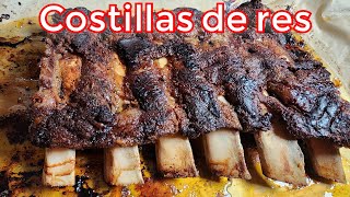 Costillas de res al horno [upl. by Jenkel]