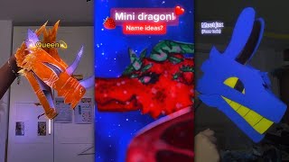 😱THE AMAZING Paper Dragon 🔥Puppet TikTok Compilation 17 [upl. by Renfred]