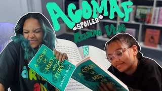 finally reading ACOMAF📖✨🏹 SPOILERS reading vlog [upl. by Noelyn]